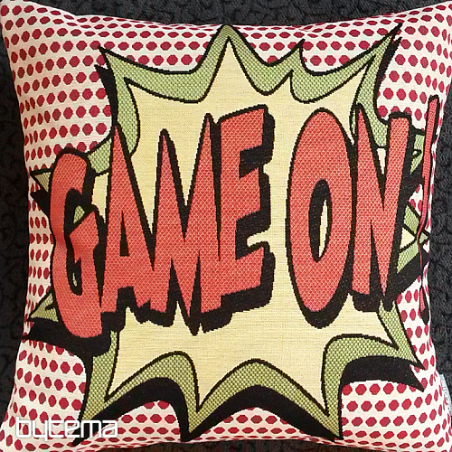 Tapiserija Prevleka za blazino COMICS GAME ON!