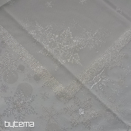 Božični pogrinjki in šali SILVER CHRISTMAS Silver NATURAL