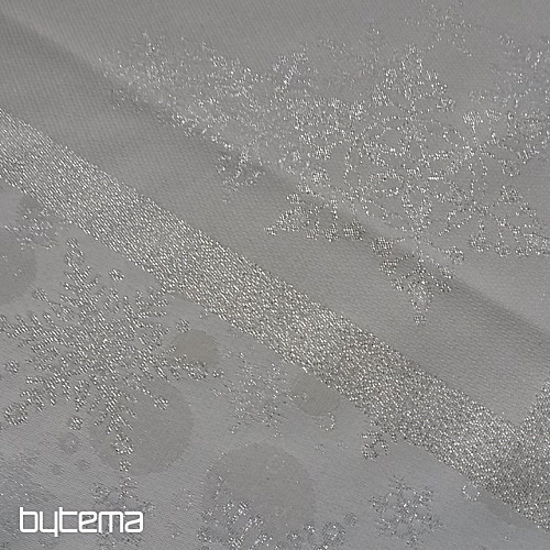 Božični pogrinjki in šali SILVER CHRISTMAS Silver NATURAL