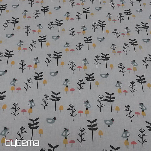 Bombažna tkanina BIRDS ZIZO