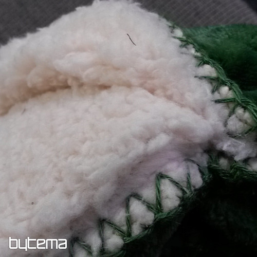 odeja iz mikrovlaken EXTRA SOFT SHEEP velvet - zelena