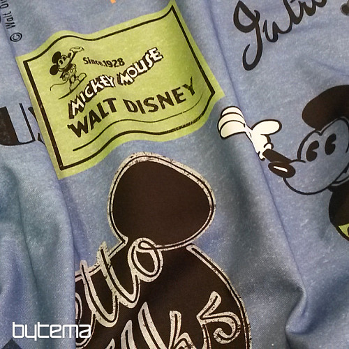 Otroška dekorativna tkanina MICKEY MOUSE modra
