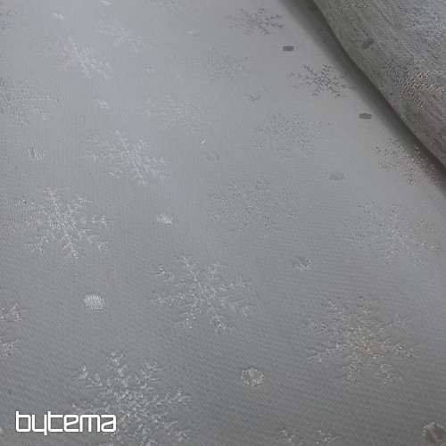 Božično dekorativno blago za prte Flake bež 002 širina 280
