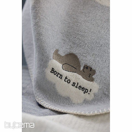 Otroška bombažna odeja DF Born to sleep