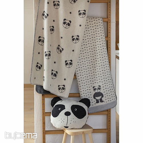 Otroška bombažna odeja DF PANDA za posteljico