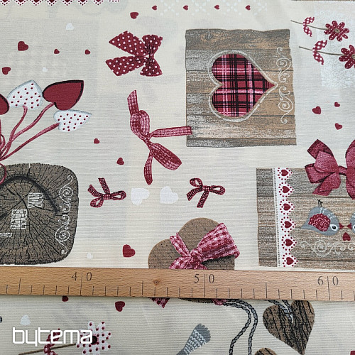 Dekorativna tkanina TM PATCHWORK bordo
