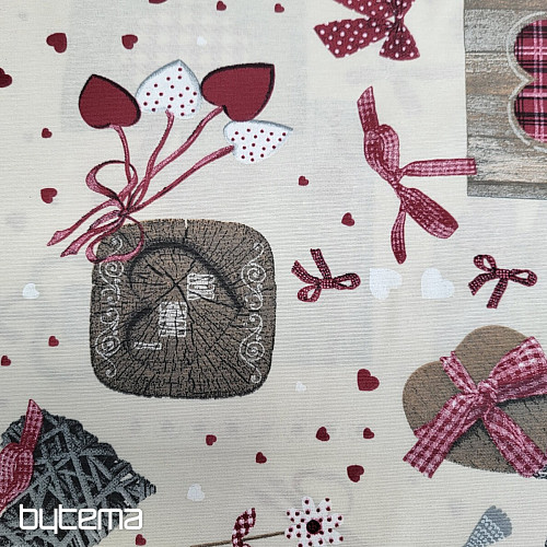 Dekorativna tkanina TM PATCHWORK bordo
