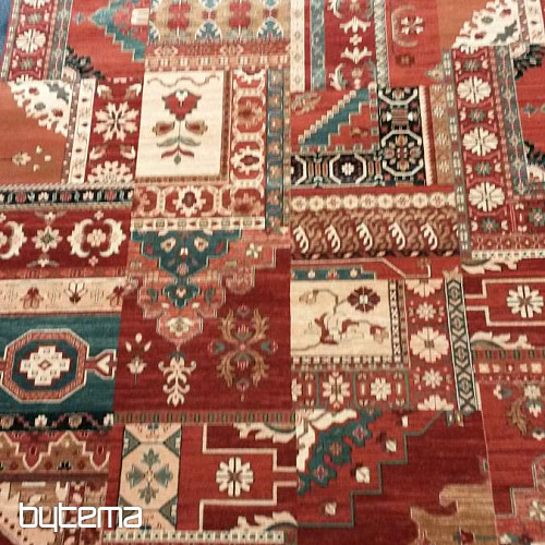 Luksuzne volnene preproge ROYAL PATCHWORK multi red