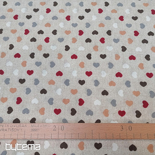 Dekorativna tkanina MINI SRČKI