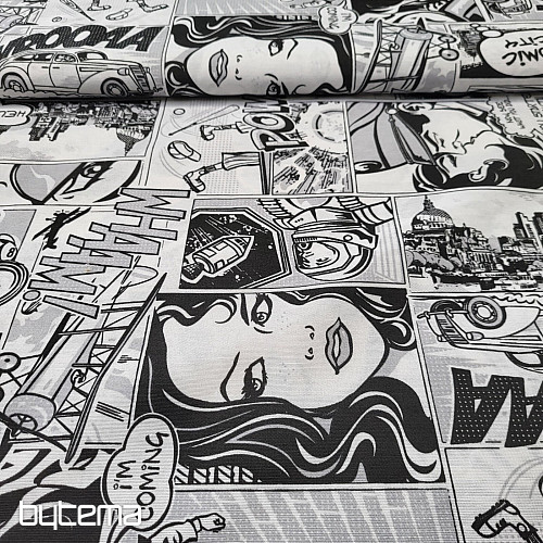 Dekorativna tkanina KOMIKS SPACE