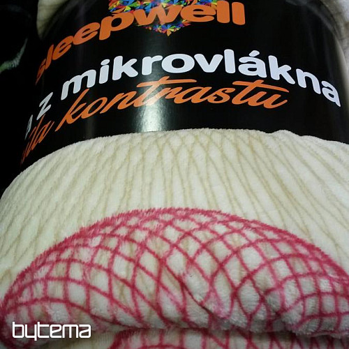 Ovčja odeja - krem mehurček