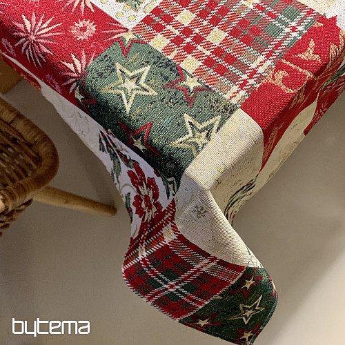 Božični tapiserijski prt in šal HOLLY