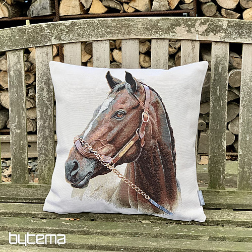 Goblen prevleka za blazino HORSE BROWN