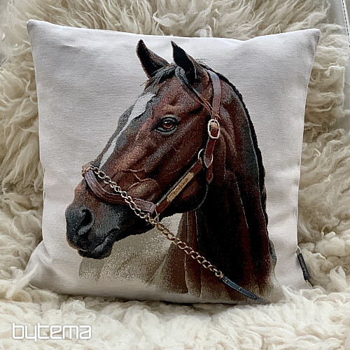 Goblen prevleka za blazino HORSE BROWN