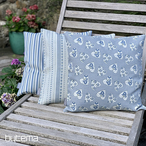 Prevleka za blazino TOSCANA MULTI STRIPE modra