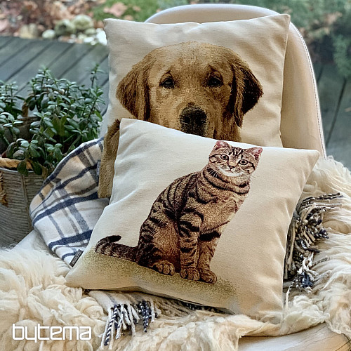 Tapiserijska prevleka za vzglavnik MAČKA MOUREK