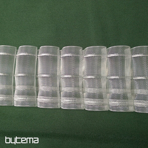 Širok trak za zavese 8 cm, 1:2