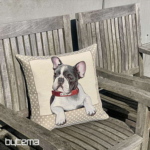 Tapiserija prevleka za blazino FRENCH BULLDOG