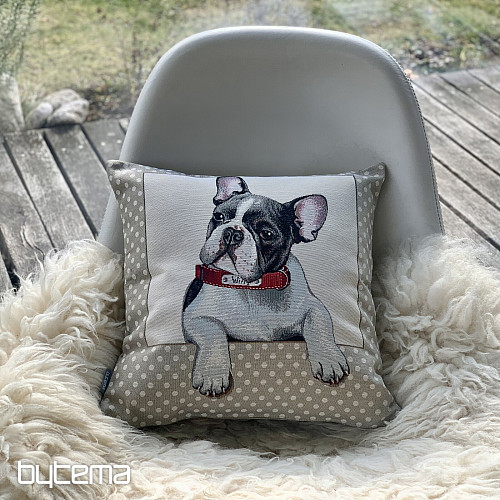 Tapiserija prevleka za blazino FRENCH BULLDOG