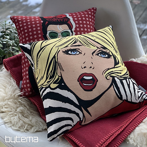 Prevleka za vzglavnik iz tapiserije STRIPI ŽENSKA II