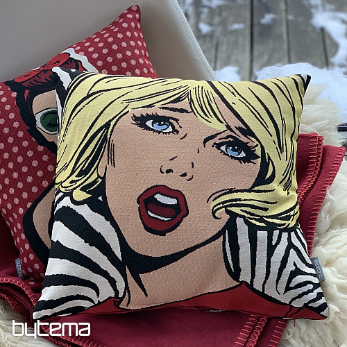 Prevleka za vzglavnik iz tapiserije STRIPI ŽENSKA II