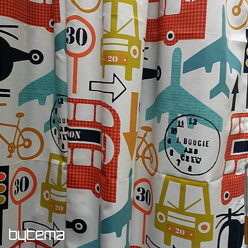 Otroško dekorativno blago TRANSPORT, PROMET