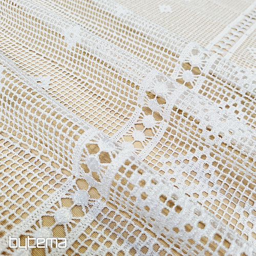 GERSTER 11428 kvačkana vitraž zavesa