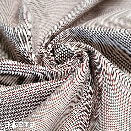 Dekorativna tkanina PASTEL rjava 55