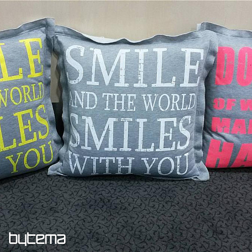 Prevleka za vzglavnik SMILE roza