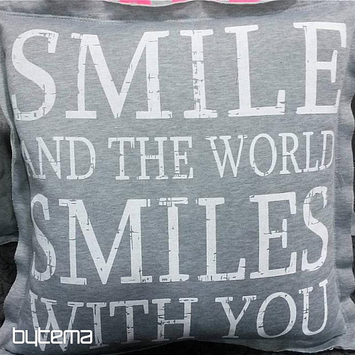 Prevleka za vzglavnik SMILE roza