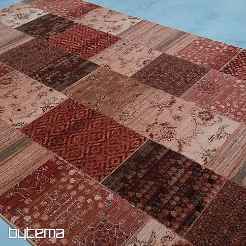 Luksuzne volnene preproge KASHQAI PATCHWORK krem