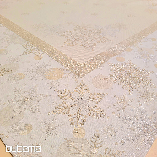 Božični pogrinjki in šali SILVER CHRISTMAS Silver NATURAL