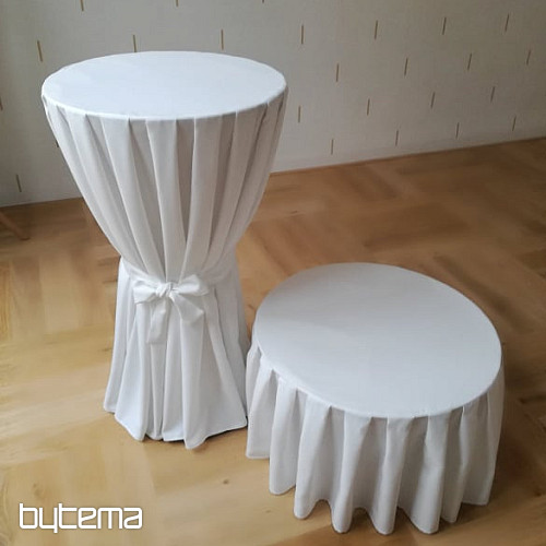 Moderna enobarvna tkanina COSMOS bela 145 cm