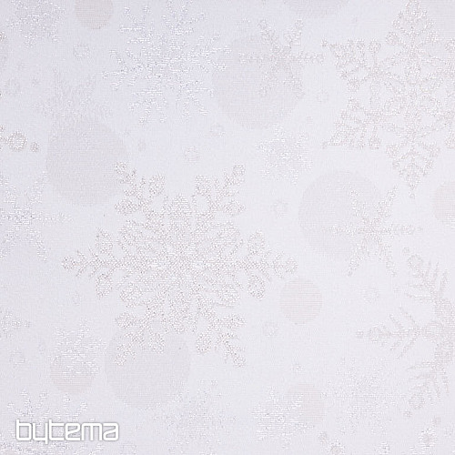 Dekorativna žakard tkanina FLAKES II. naravno srebro