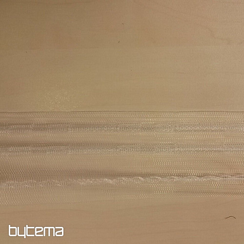 Širok trak za zavese 8 cm, 1:1,5