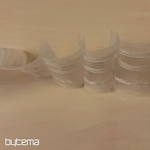 Širok trak za zavese 8 cm, 1:1,5