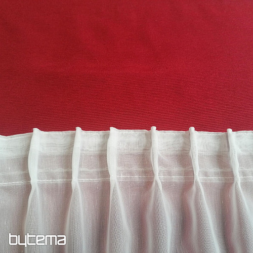 Širok trak za zavese 8 cm, 1:1,5