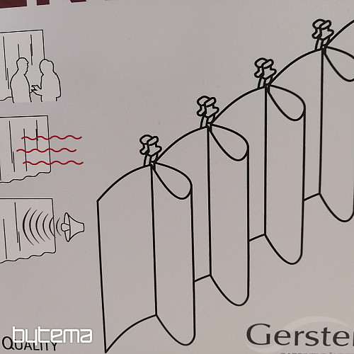 ERFALTE raztegnjen trak za zaveso 9 cm, 1:2