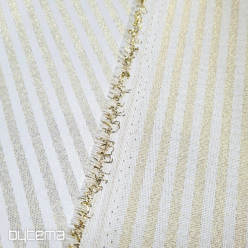 Dekorativna žakard tkanina STRIPES zlata