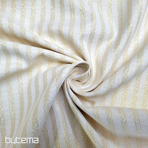 Dekorativna žakard tkanina STRIPES zlata