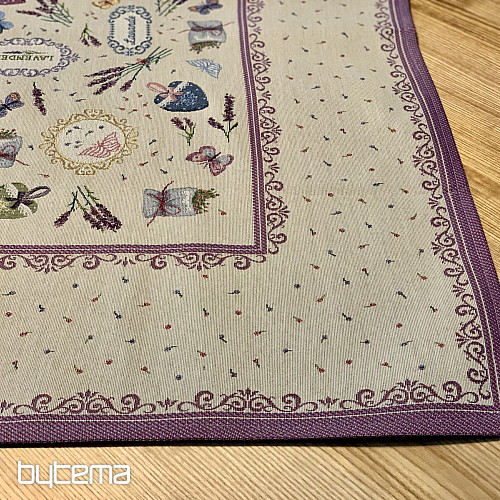 Tapiserijski prt 100 x 100 Lavanda sanje