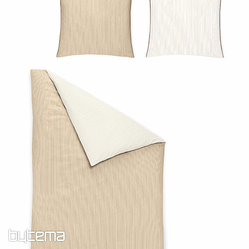Luksuzna satenasta posteljnina LINEA 8021-80 krem
