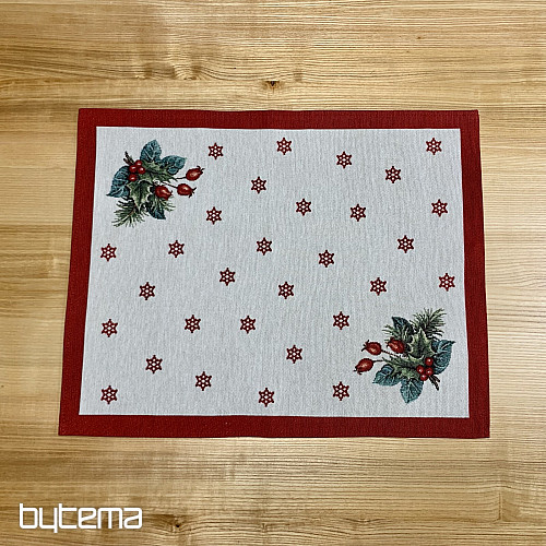 Gobelin prt in šal BOŽIČNA SVEČKA