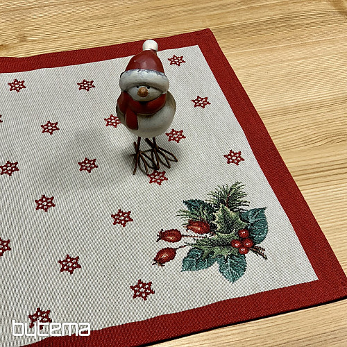 Gobelin prt in šal BOŽIČNA SVEČKA