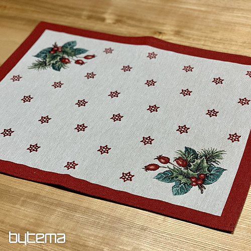 Gobelin prt in šal BOŽIČNA SVEČKA