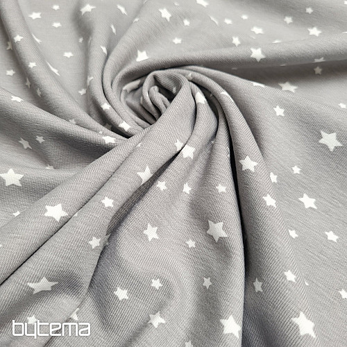 Bombažna pletenina ZETOILE STARS GREY