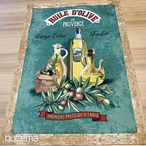 Kuhinjska krpa retro dizajn OLIVE OIL