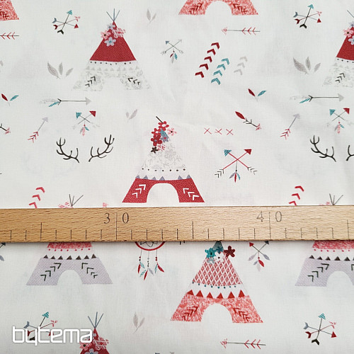 Bombažna tkanina INDIJSKI TEEPEE