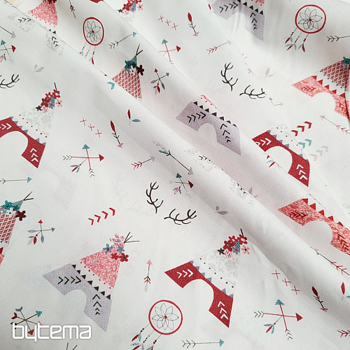Bombažna tkanina INDIJSKI TEEPEE