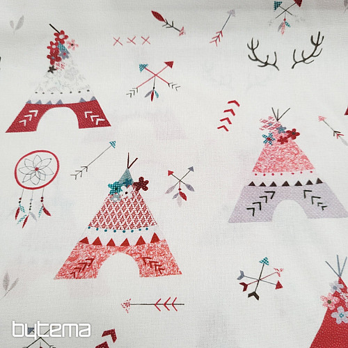 Bombažna tkanina INDIJSKI TEEPEE